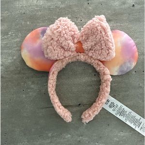 Disney Ears Headband Tie Dye Bow NWT